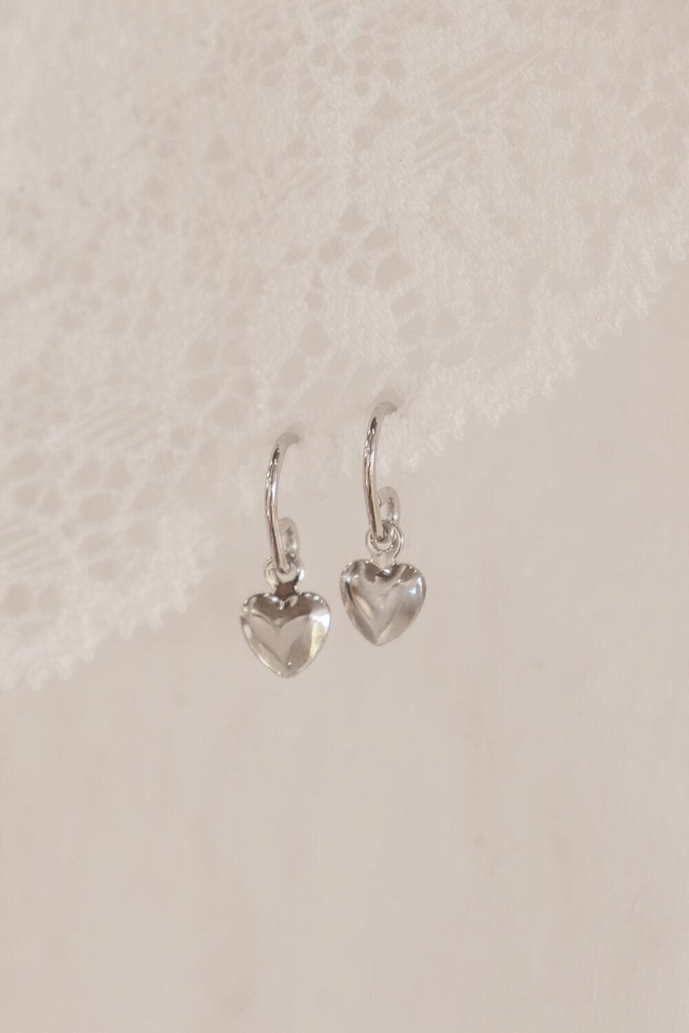 Heart Charm Earrings