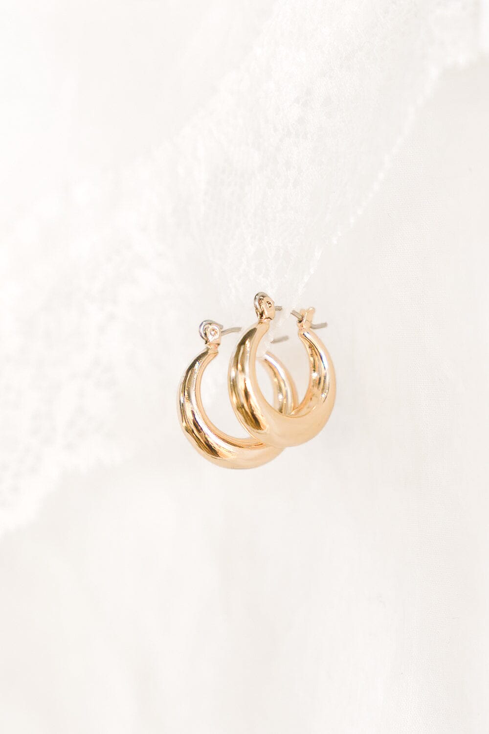 Thick Hoop Earrings